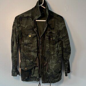 Aqua Camo Cargo Jacket